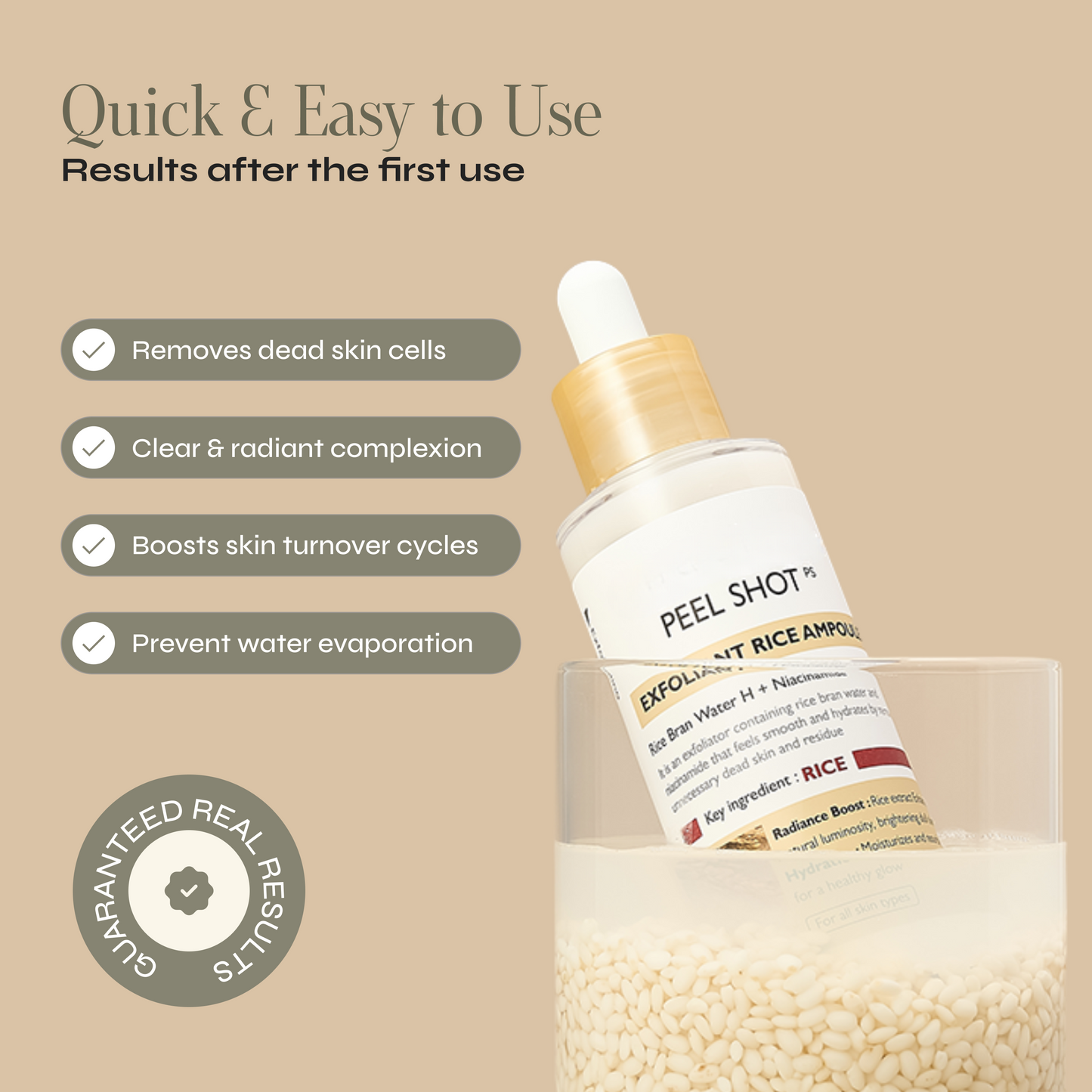 Peel Shot Glow Rice Ampoule Duo
