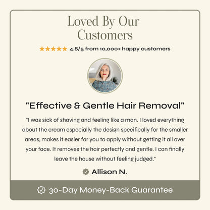 Painless Facial Hair Removal Cream